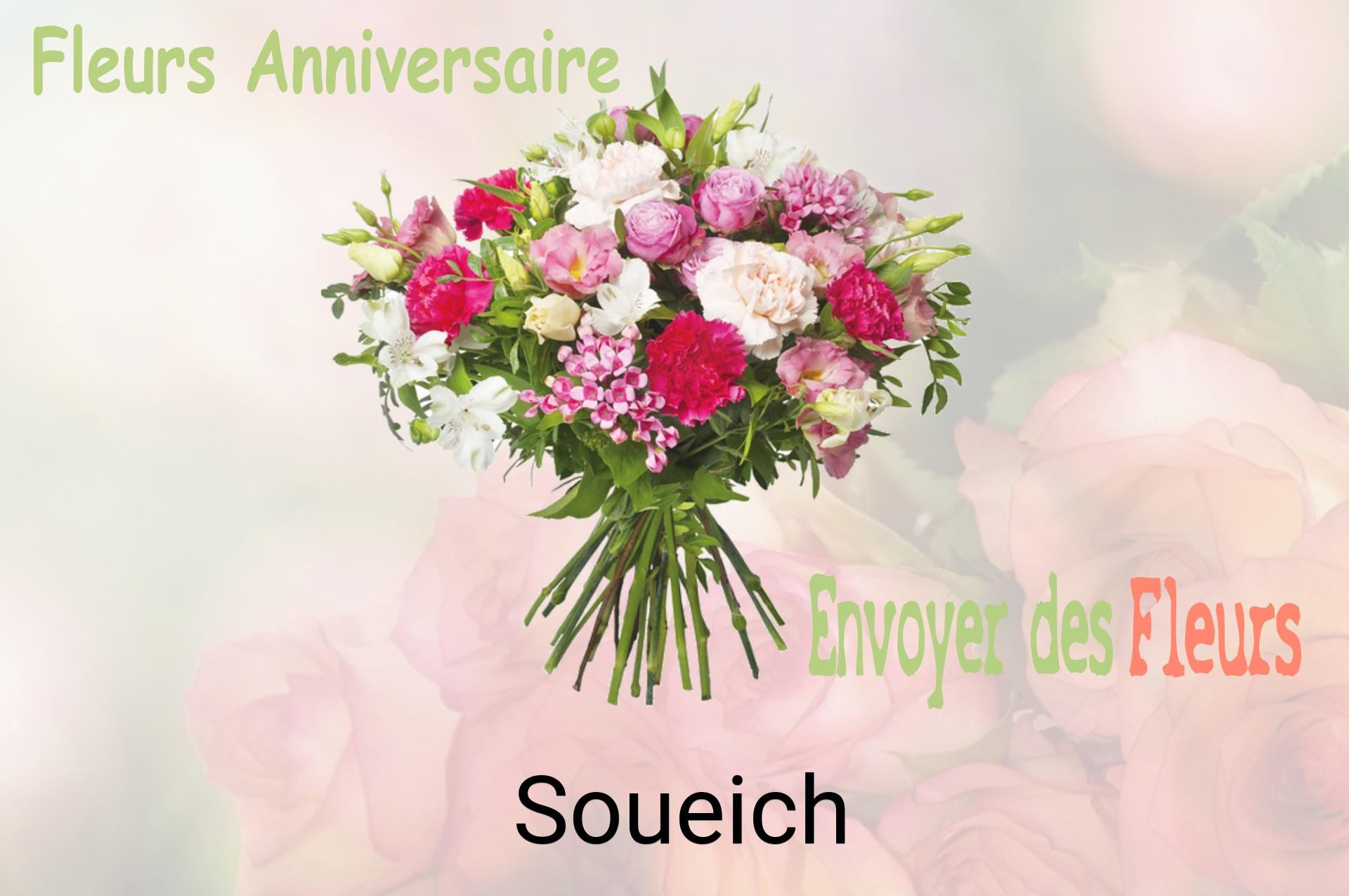 Bouquet de fleurs d’anniversaire livré à Soueich